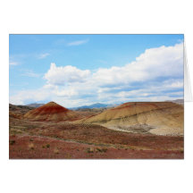Carte fossile peinte de l'Orégon de lits de jour d