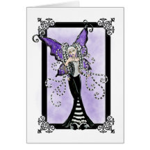 Carte gothique de Faery de torsion de réglisse