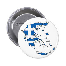Carte GR de drapeau de la Grèce Badges