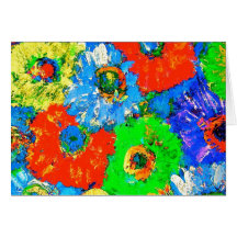 Carte HEUREUSE de COULEURS