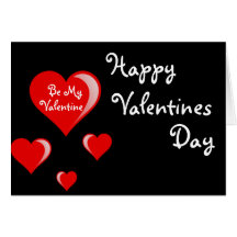 Carte heureuse de jour de Valentines