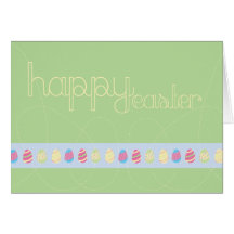 carte heureuse d'oeuf de pâques
