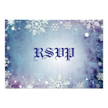 Carte hivernale du bleu RSVP Bristols
