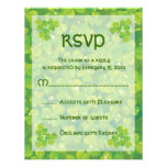 Carte irlandaise de réponse de mariage du jour de  invitation personnalisée