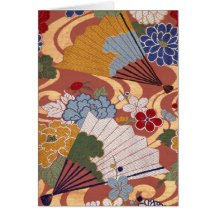 Carte japonaise traditionnelle de conception de ti