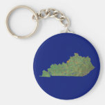 Carte Keychain du Kentucky Porte-clefs