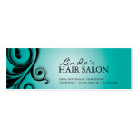 CARTE MAIGRE DE RENDEZ-VOUS DE SALON DE COIFFURE MODÈLES DE CARTES DE VISITE