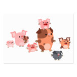 Carte mignonne de la famille ACEO/Business de porc cartes de visite