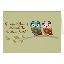 Carte mobile de hibou