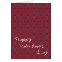 Carte moderne de Saint-Valentin de motif de diaman