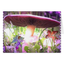 Carte mystique de champignon