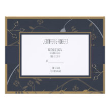 Carte naturelle de réponse de merveille d'ardoise  invitations