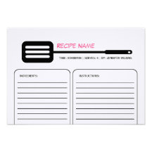 Carte noire de recette de spatule invitation
