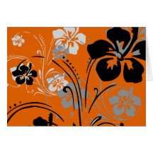 Carte (orange) tropicale de sérénade