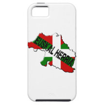 Carte pays basque plus drapeau euskal herria iPhone 5 case