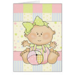 Carte personnalisable de bébé