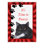 Carte-personnaliser drôle de Sylvester de chat tou