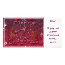 Carte photo Christmas5 Cartes De Vœux Avec Photo