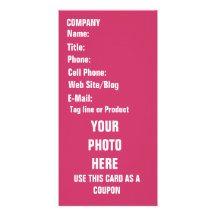 Carte photo d'affaires photocarte customisée