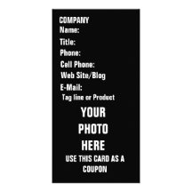 Carte photo d'affaires photocartes