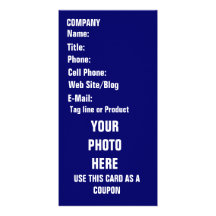 Carte photo d'affaires photocartes