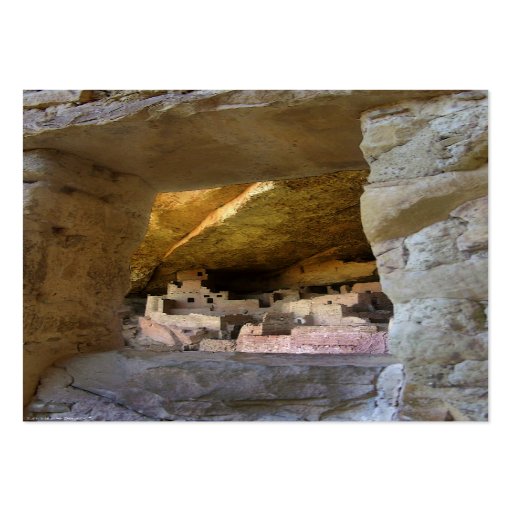 Carte photo d'ATC de palais de falaise de MESA Ver Cartes De Visite Professionnelles