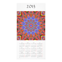 carte photo de calendrier du kaléidoscope 2013 cartes avec photo