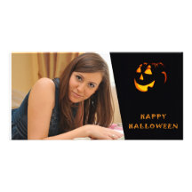 Carte photo de coutume de Halloween Carte Avec Photo