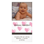 carte photo de faire-part de bébé cartes de vœux avec photo