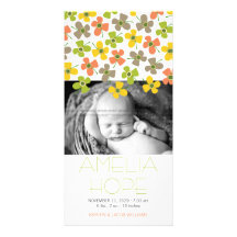 Carte photo de faire-part de bébé de pêche de chau photocarte personnalisée