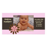 carte photo de faire-part de bébé photocartes