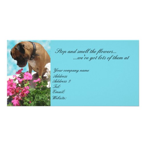 Carte photo de fleurs photocartes personnalisées