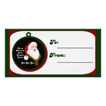 Carte photo de Gangsta Père Noël Cartes Avec Photo