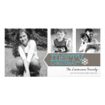 Carte photo de Joyeux Noël avec 3 photos photocartes