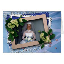 Carte photo de mariage