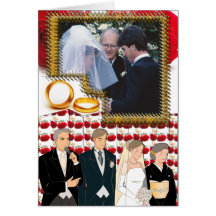 Carte photo de mariage