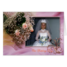 Carte photo de mariage