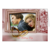Carte photo de mariage