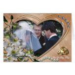 Carte photo de mariage