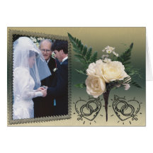 Carte photo de mariage