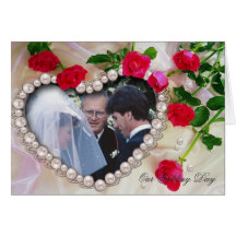 Carte photo de mariage