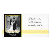 Carte photo de Merci de mariage de marguerite de S Cartes De Vœux Avec Photo