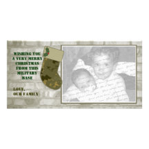 Carte photo de Noël de Camo Cartes De Vœux Avec Photo