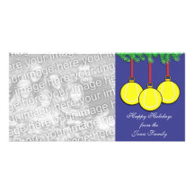 Carte photo de Noël de tennis Cartes Avec Photo