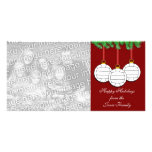 Carte photo de Noël de volleyball Cartes Avec Photo