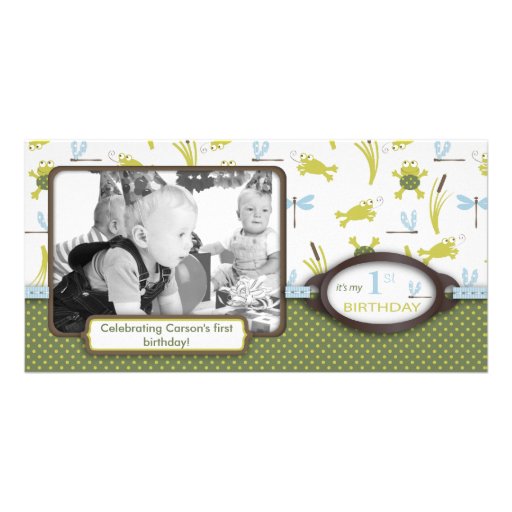 Carte photo de Ribbit Cartes De Vœux Avec Photo