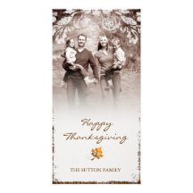 Carte photo de thanksgiving âgé par | de CHROMATOG Photocarte Personnalisée