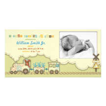 Carte photo de train de Choo Choo Cartes Avec Photo