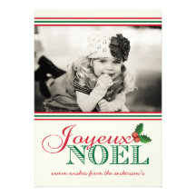 Carte photo de vacances de "Joyeux Noel" de simpli Faire-parts