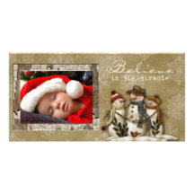 carte photo d'hiver photocarte